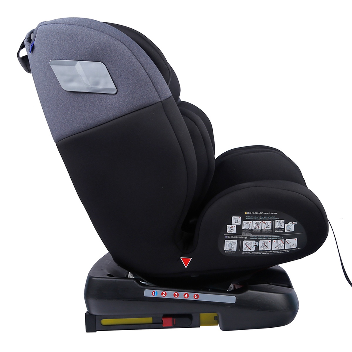 Ghế ngồi ô tô KidsPlaza 360º Classic K308 - mặt sau