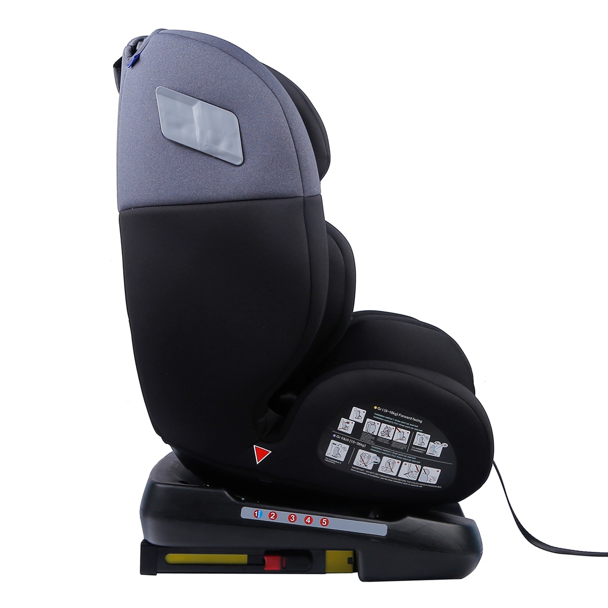 Ghế ngồi ô tô KidsPlaza 360º Classic K308 - góc nghiêng