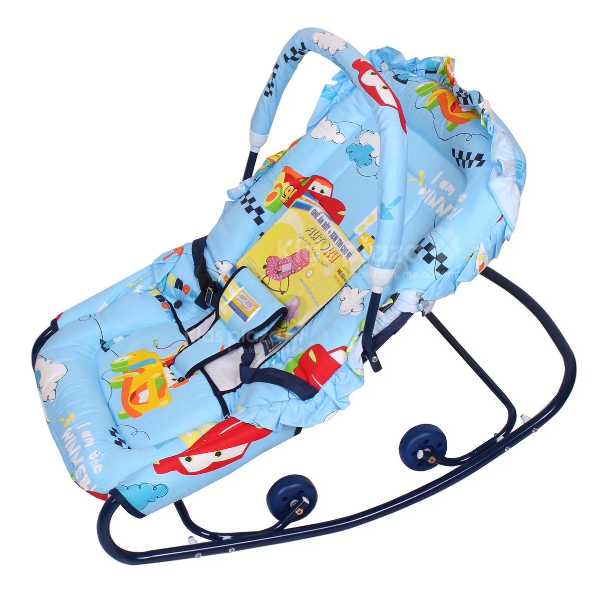 Xe nhún ăn bột cho bé Autoru XAB-03 - mặt trái