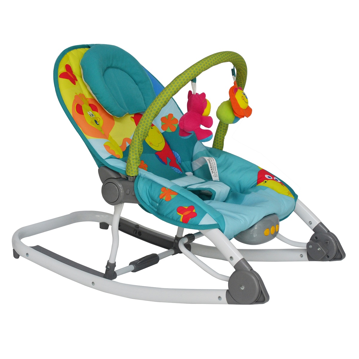 Ghế rung, bập bênh Newborn to Toddler Kiza  - góc nghiêng