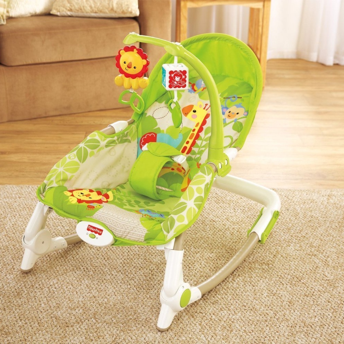 Ghế rung Fisher Price - Rainforest Friends X7047 - hình 13