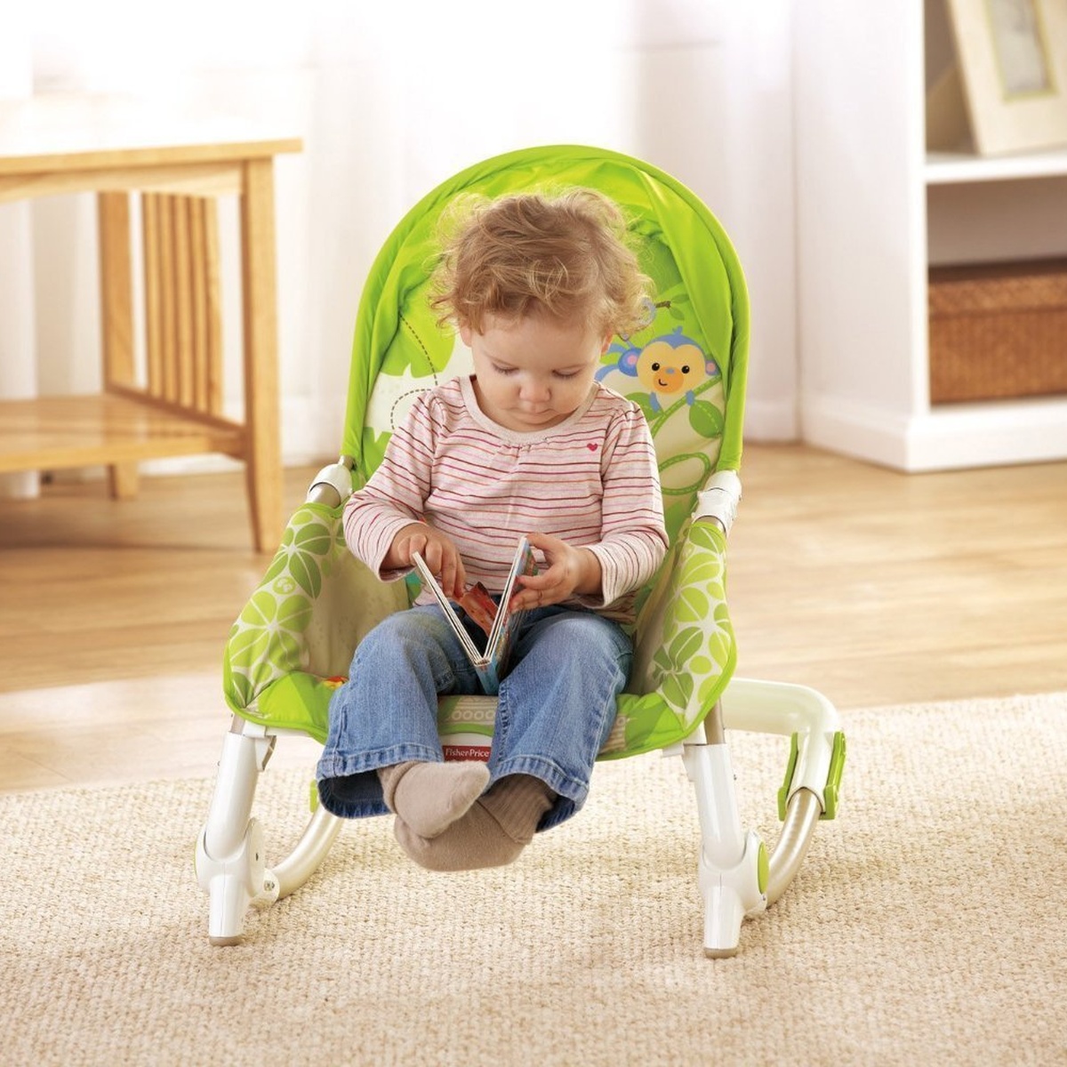 Ghế rung Fisher Price - Rainforest Friends X7047 - hình 18