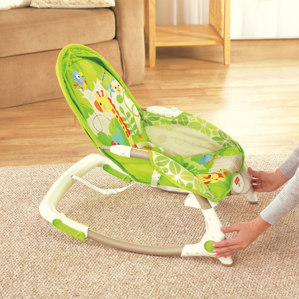 Ghế rung Fisher Price - Rainforest Friends X7047 - hình 7