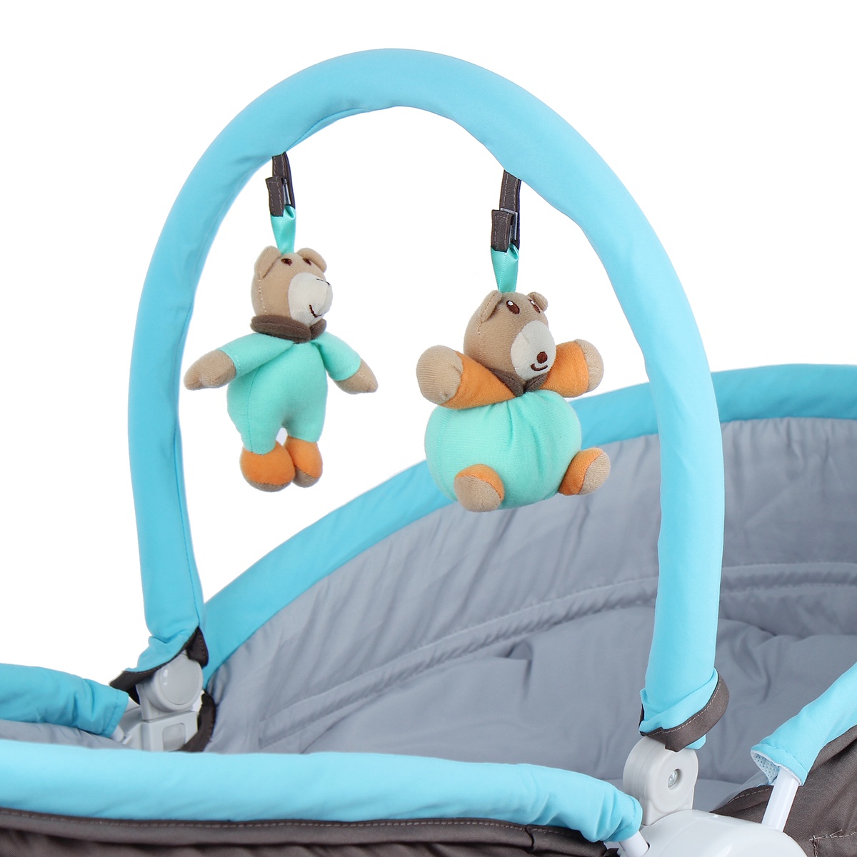 Ghế rung Kiza 3in1 Crown màu nâu - mặt sau