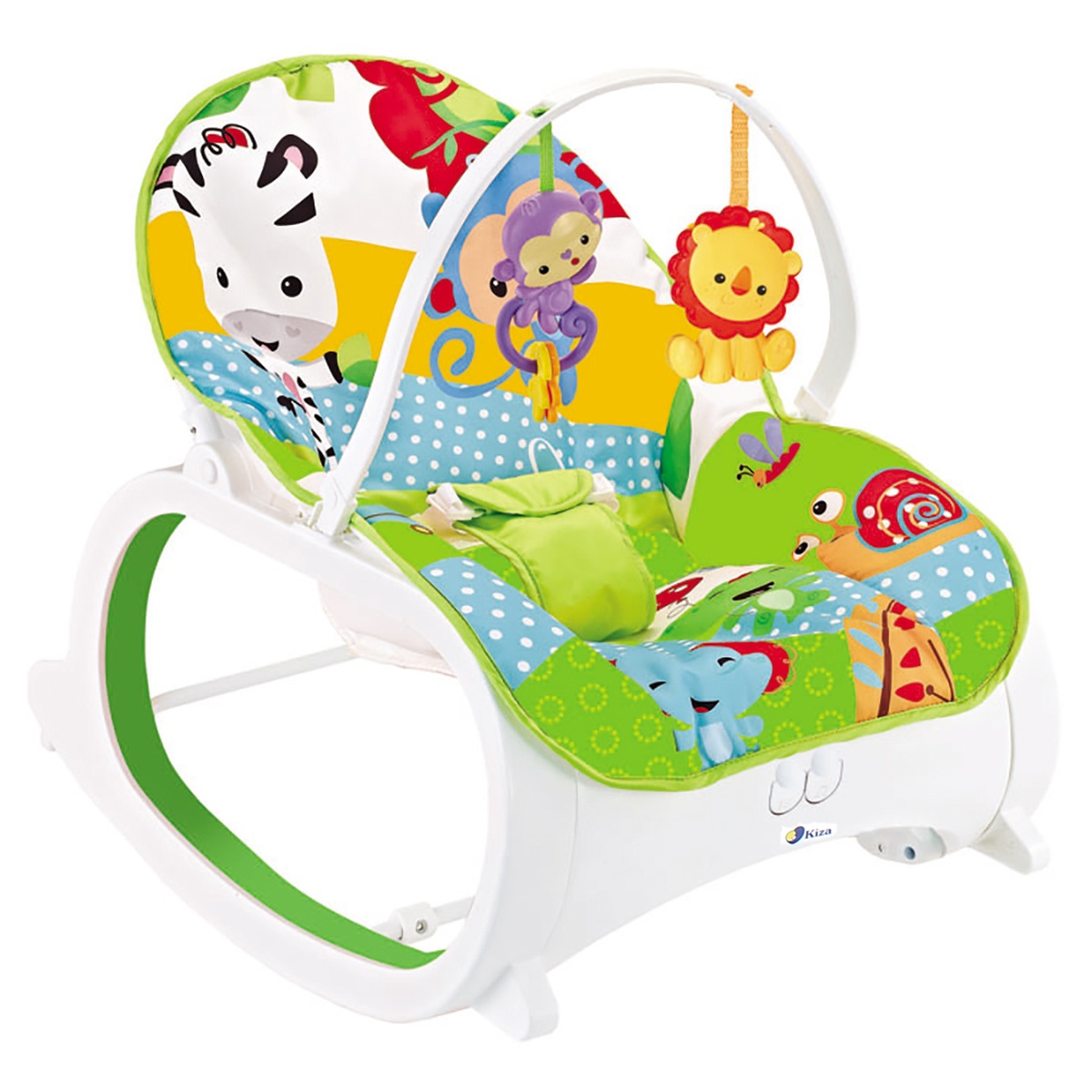 Ghế rung trẻ em Kiza Sweet Lullaby cho bé 0-18kg - mặt sau