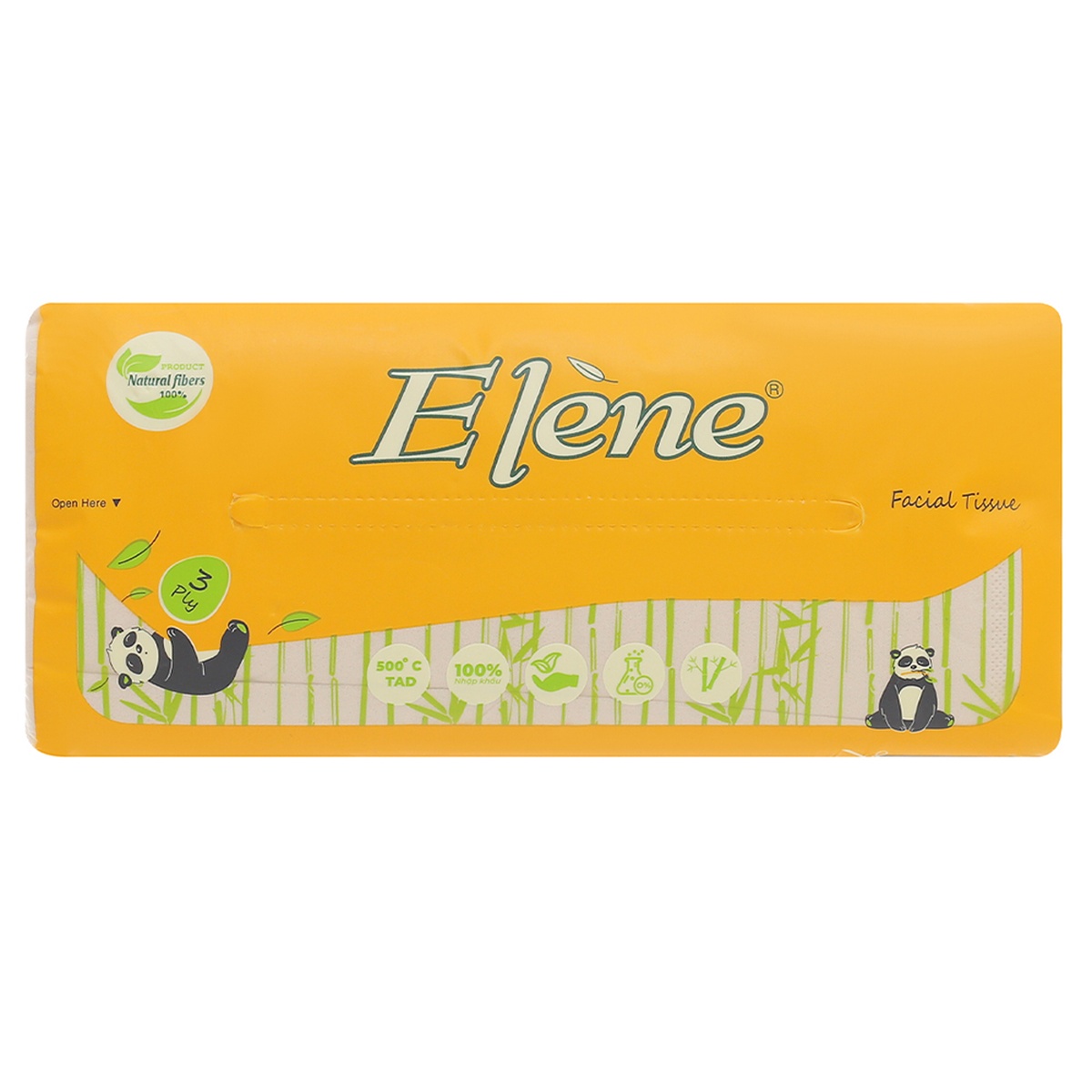 Giấy lụa rút Elène tre (3 lớp x 160 tờ) - góc nghiêng