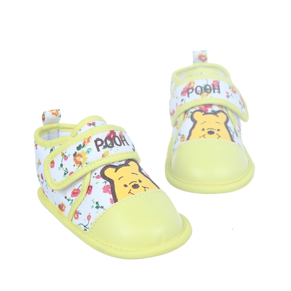 Giày tập đi in hình gấu Pooh Mamago MM11 - mặt sau