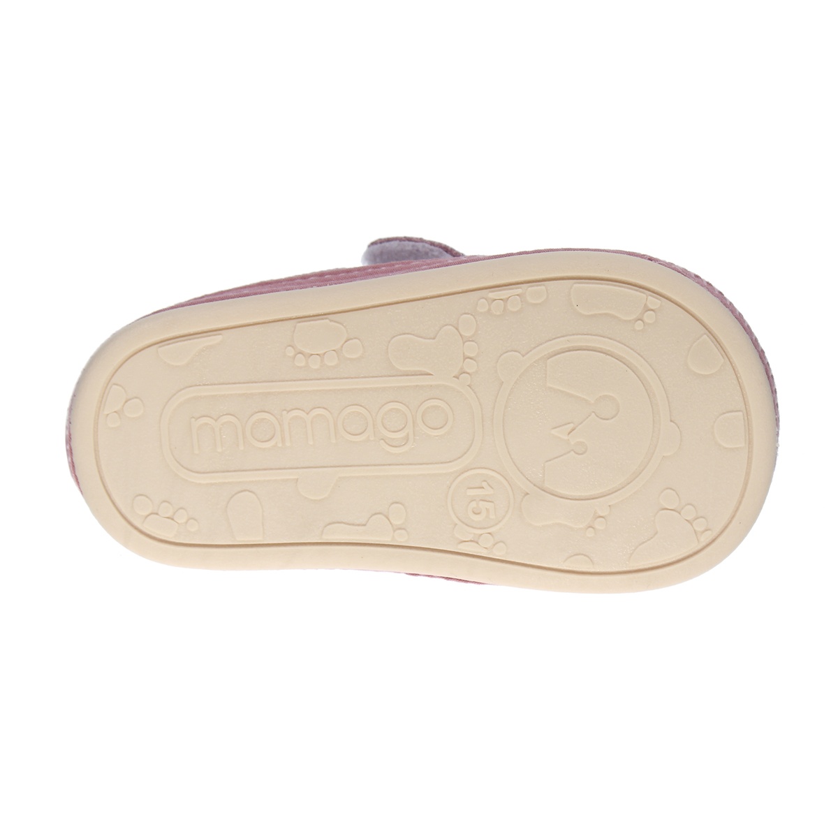 Giày tập đi Mamago K12 thêu hình Chuột size 13 (Hồng) - hình 6