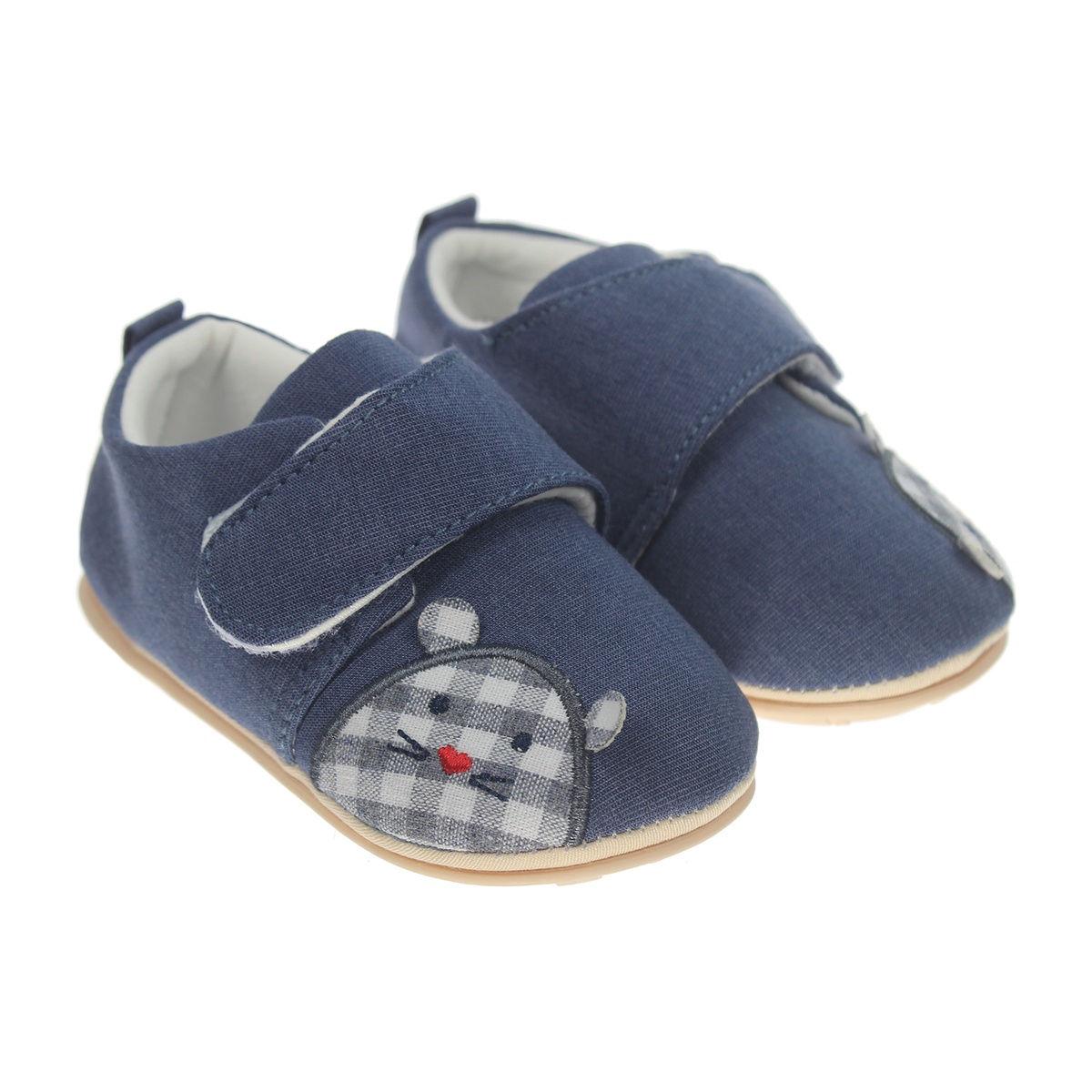 Giầy tập đi Mamago K13 hình Chuột Caro size 13 (Xanh)