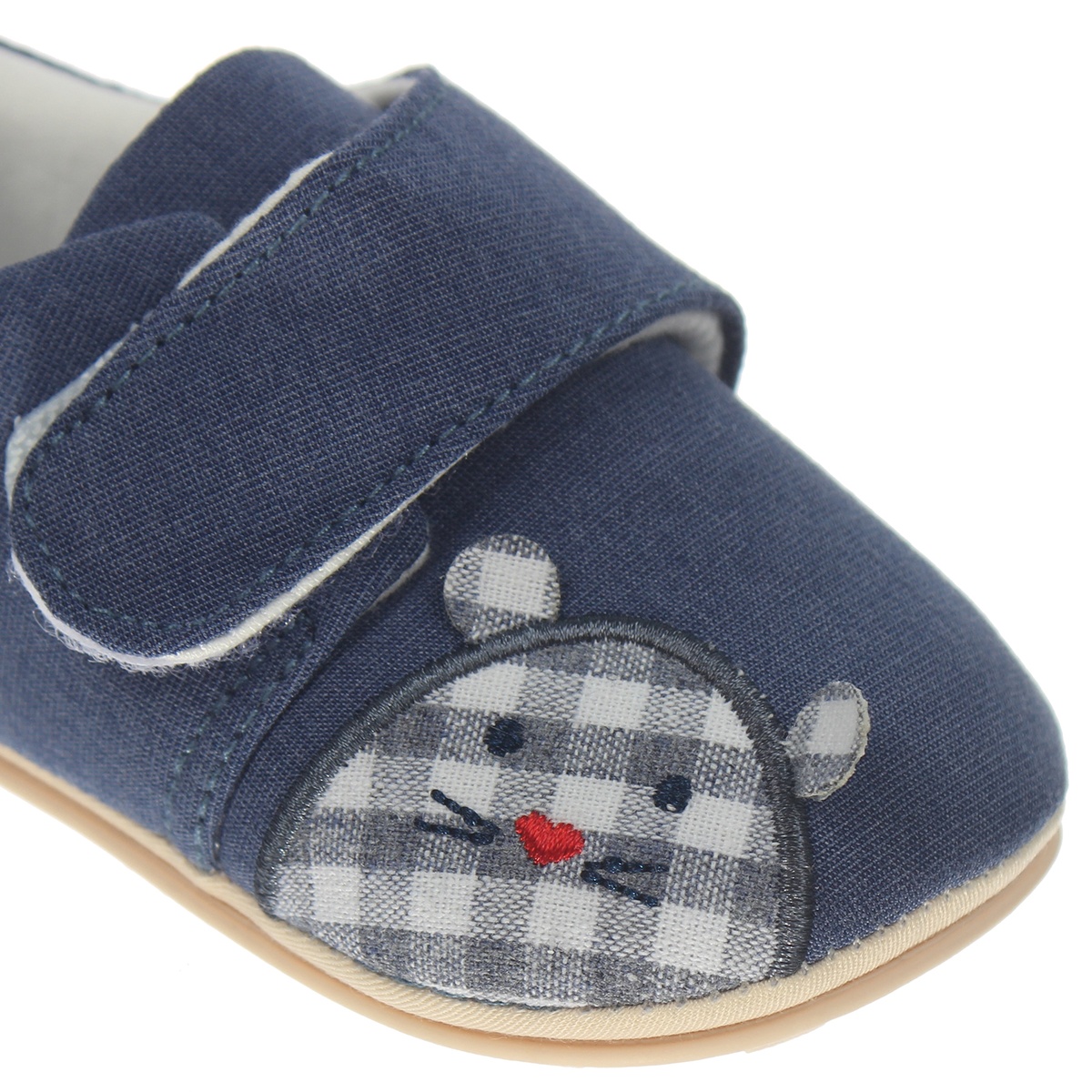 Giầy tập đi Mamago K13 hình Chuột Caro size 15 (Xanh) - mặt phải
