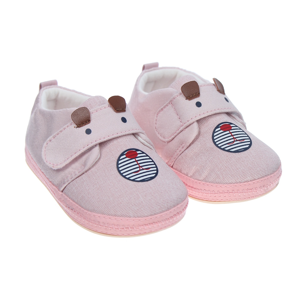 Giày tập đi Mamago K14 in hình Gấu size 15 (Hồng) - mặt trước