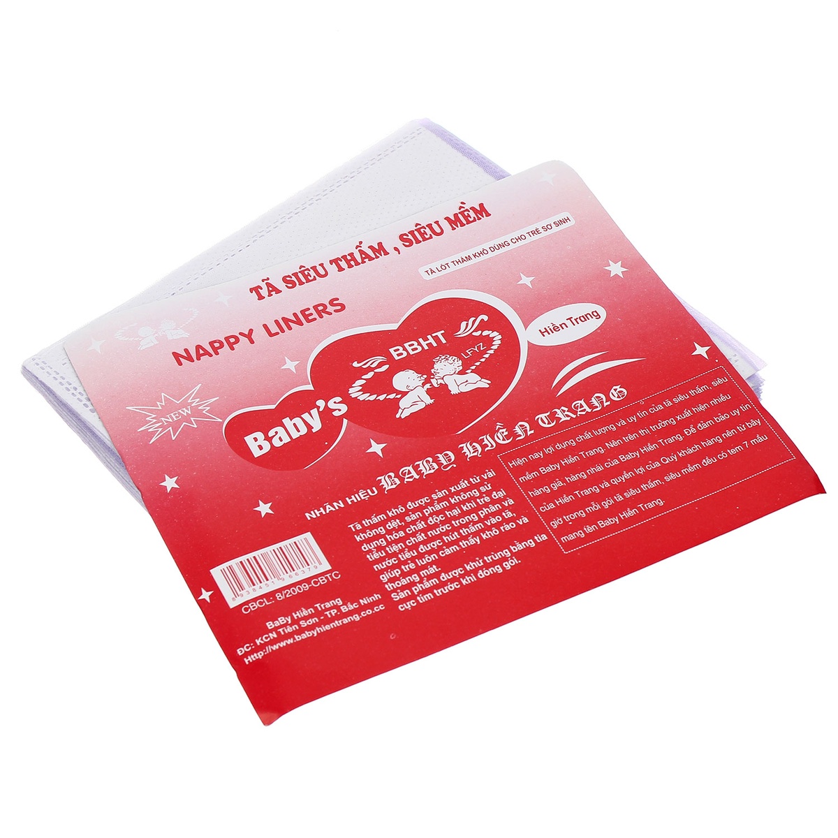 Giấy thấm 1 chiều baby  - mặt trái
