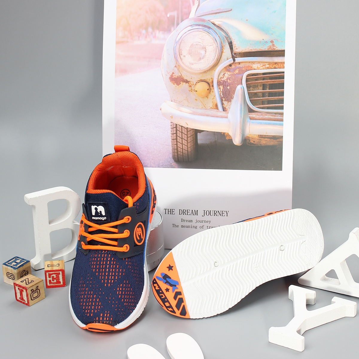 Giày thời trang bé trai Mamago HW6 - góc nghiêng