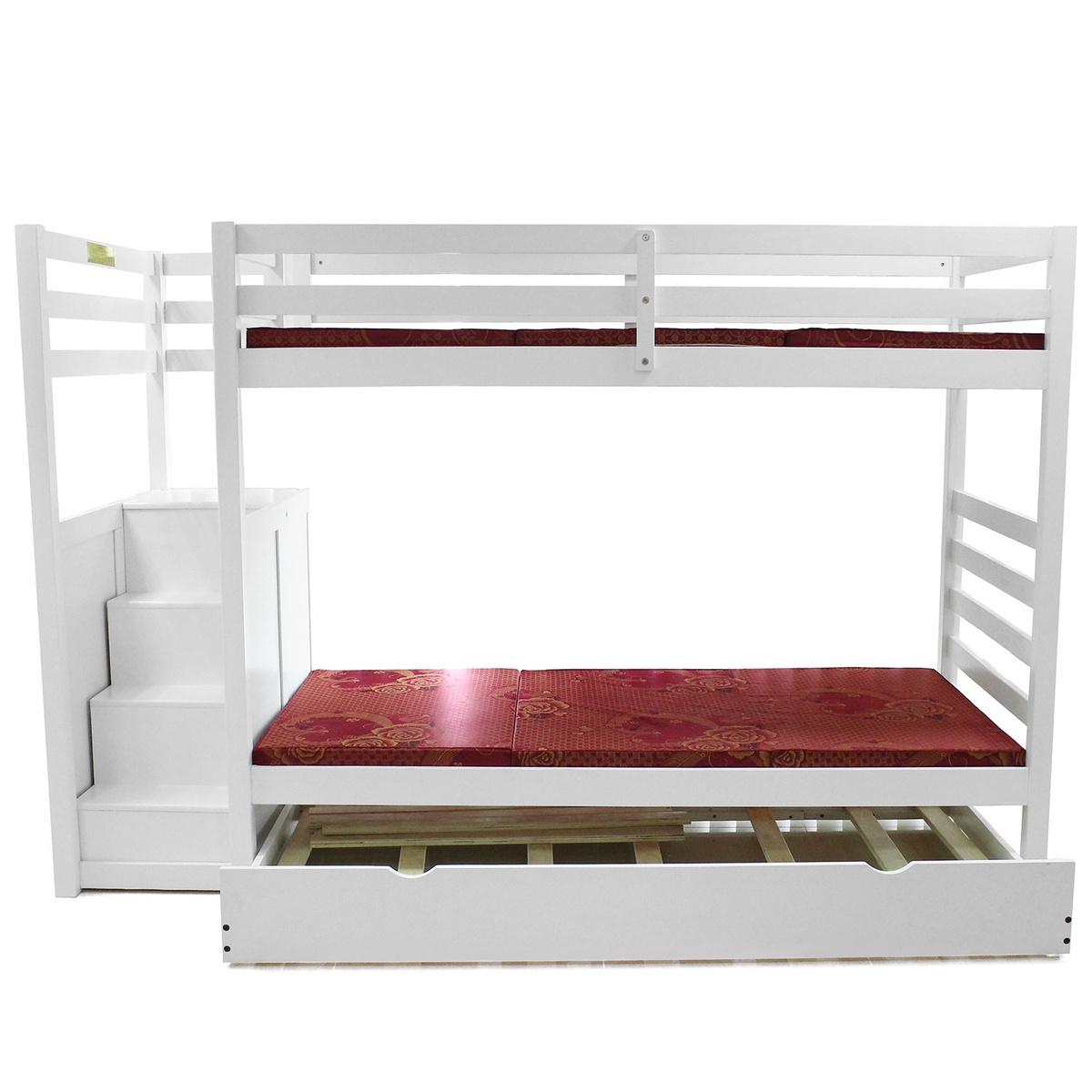 Giường 3 tầng B012 cho bé - mặt sau
