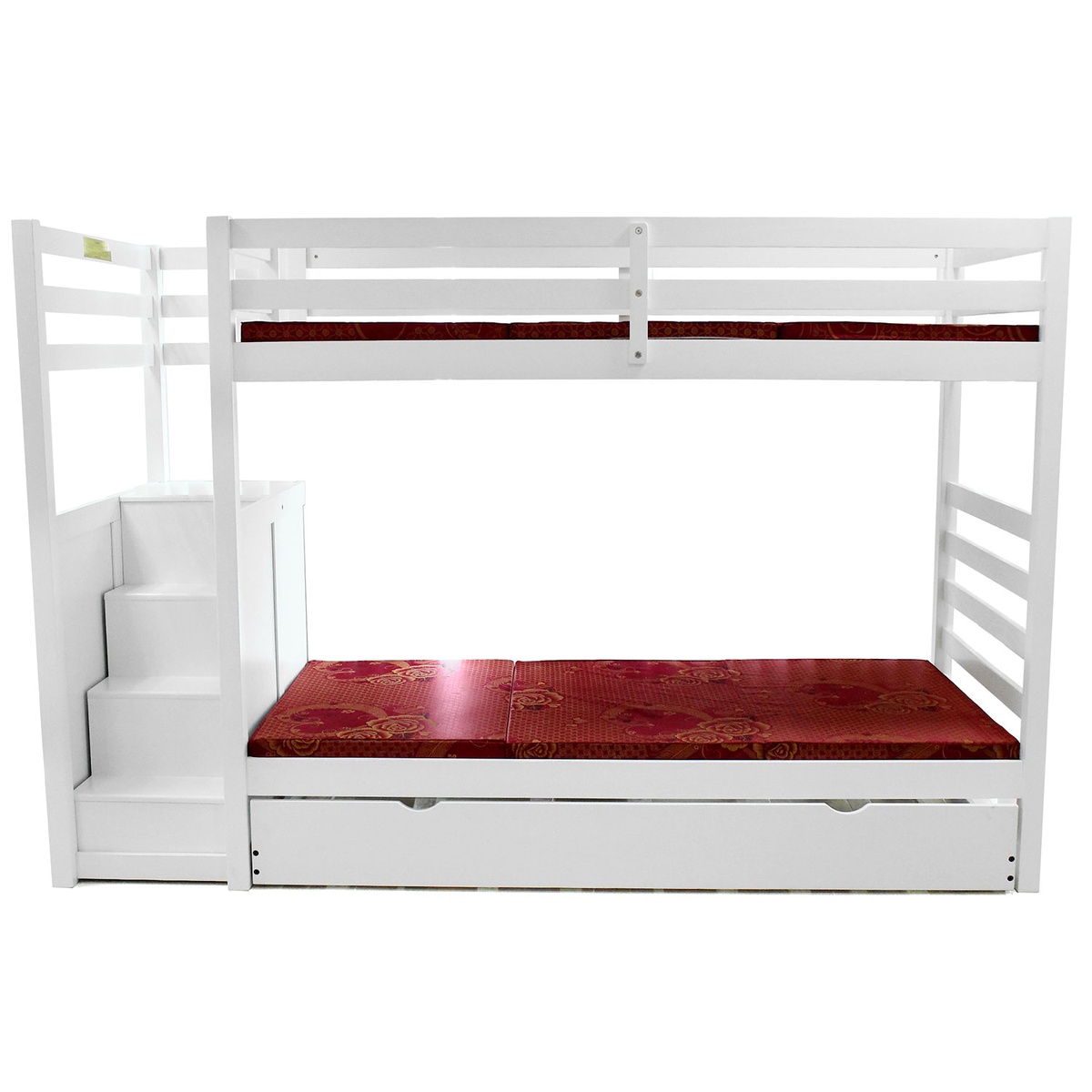 Giường 3 tầng B012 cho bé - góc nghiêng