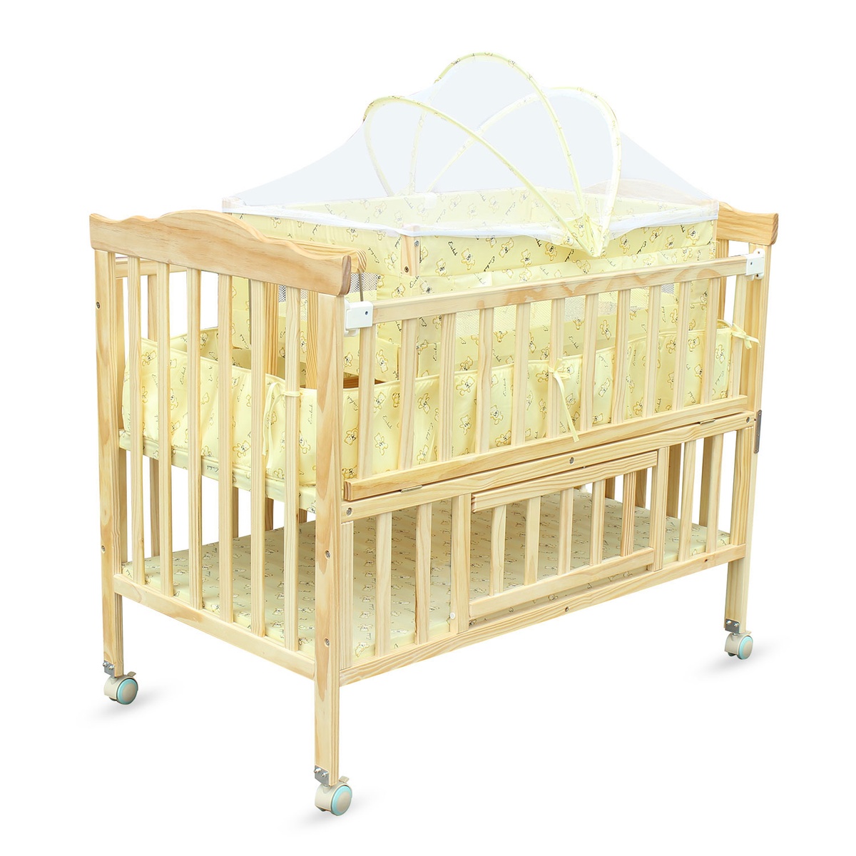 Giường cũi Oxford Mamago 162-1A 3in1 cho bé từ 0 tháng tuổi - mặt trái