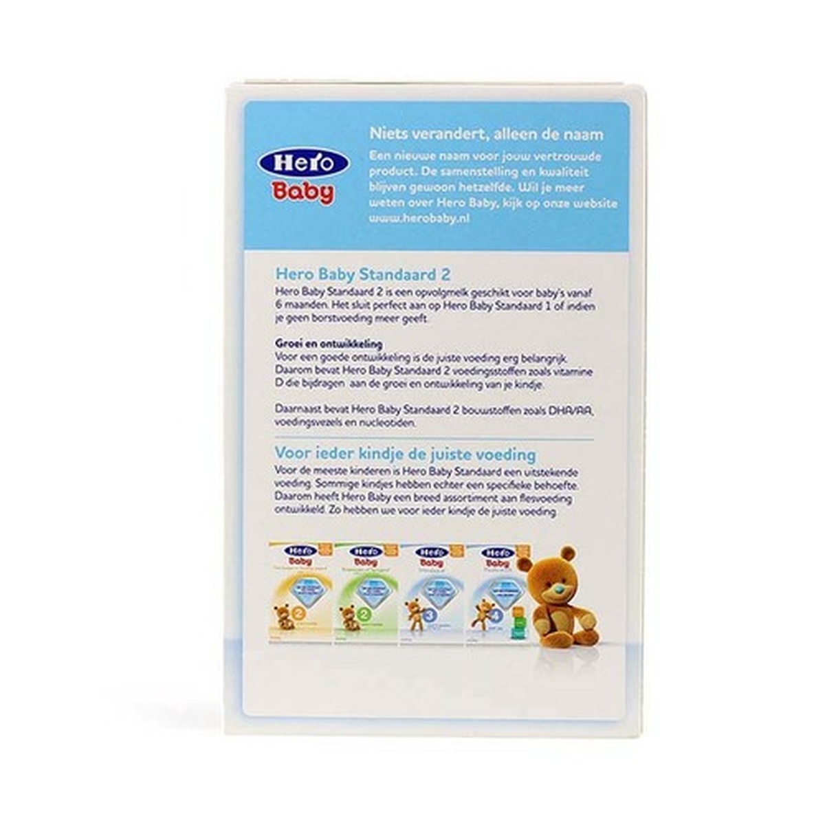 Sữa bột Hero Baby 2 hộp giấy 800g (6-10 tháng) - mặt phải