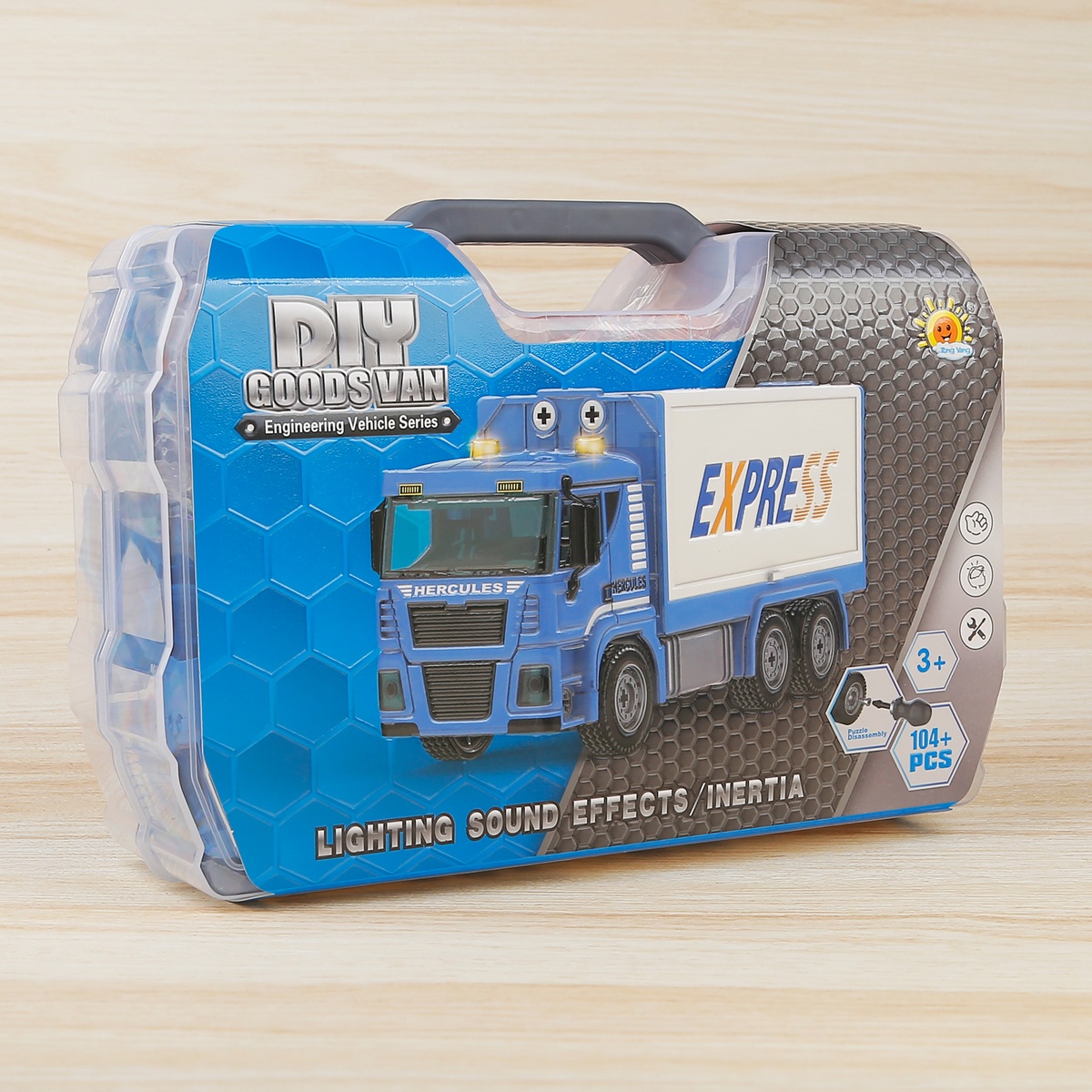 Hộp đồ chơi lắp ráp xe Express CY.3203-9 - mặt trái