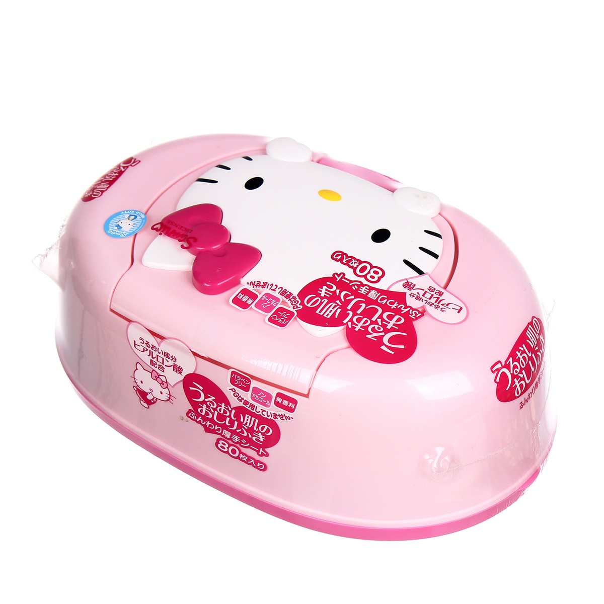 Hộp đựng giấy ướt Hello Kitty E102 - mặt sau