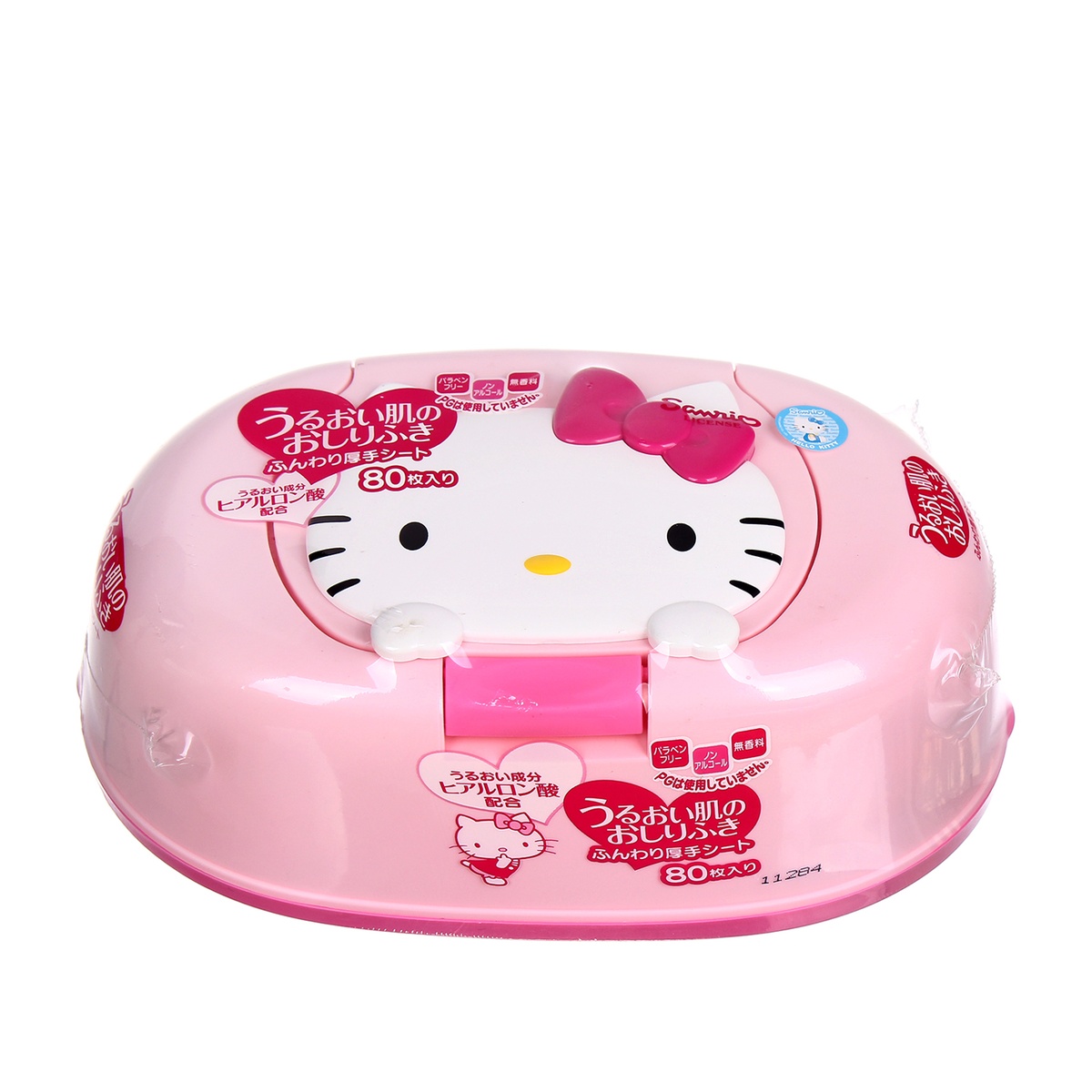 Hộp đựng giấy ướt Hello Kitty E102 - mặt trái