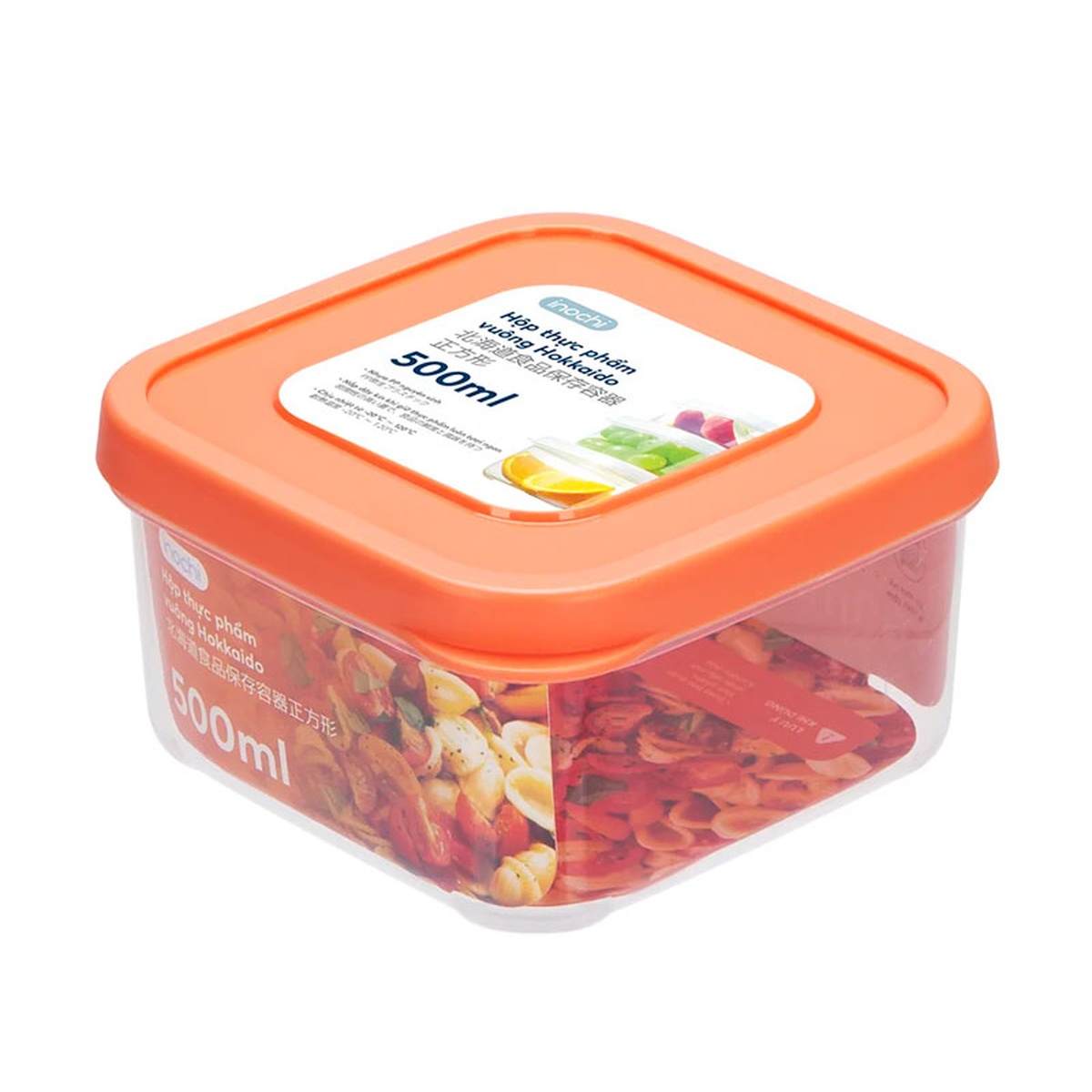 Hộp đựng thực phẩm vuông Hokkaido 500ml