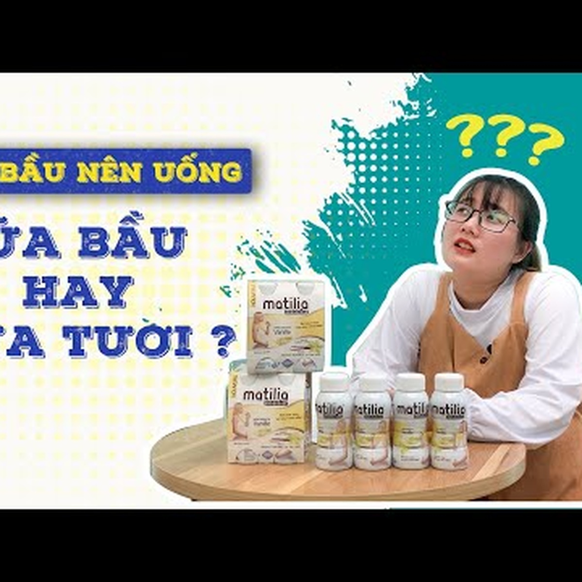 Sữa Bầu Matilia Vị Socola (Lốc 4 Hộp) - video