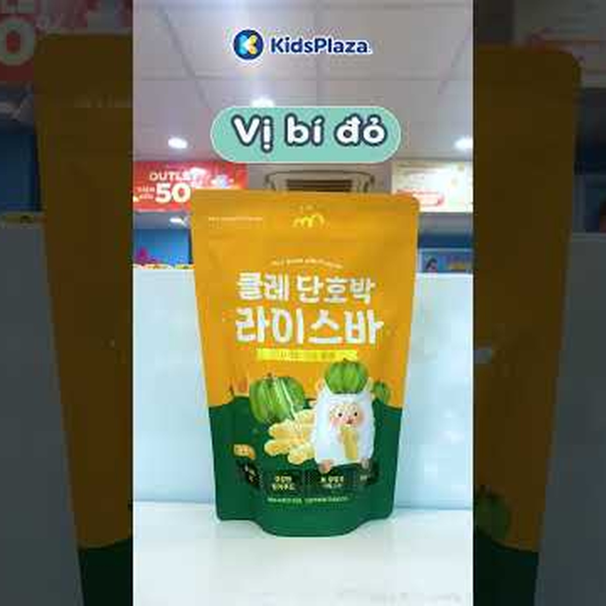Bánh ăn dặm gạo lứt The Cle vị táo gói 30g - video
