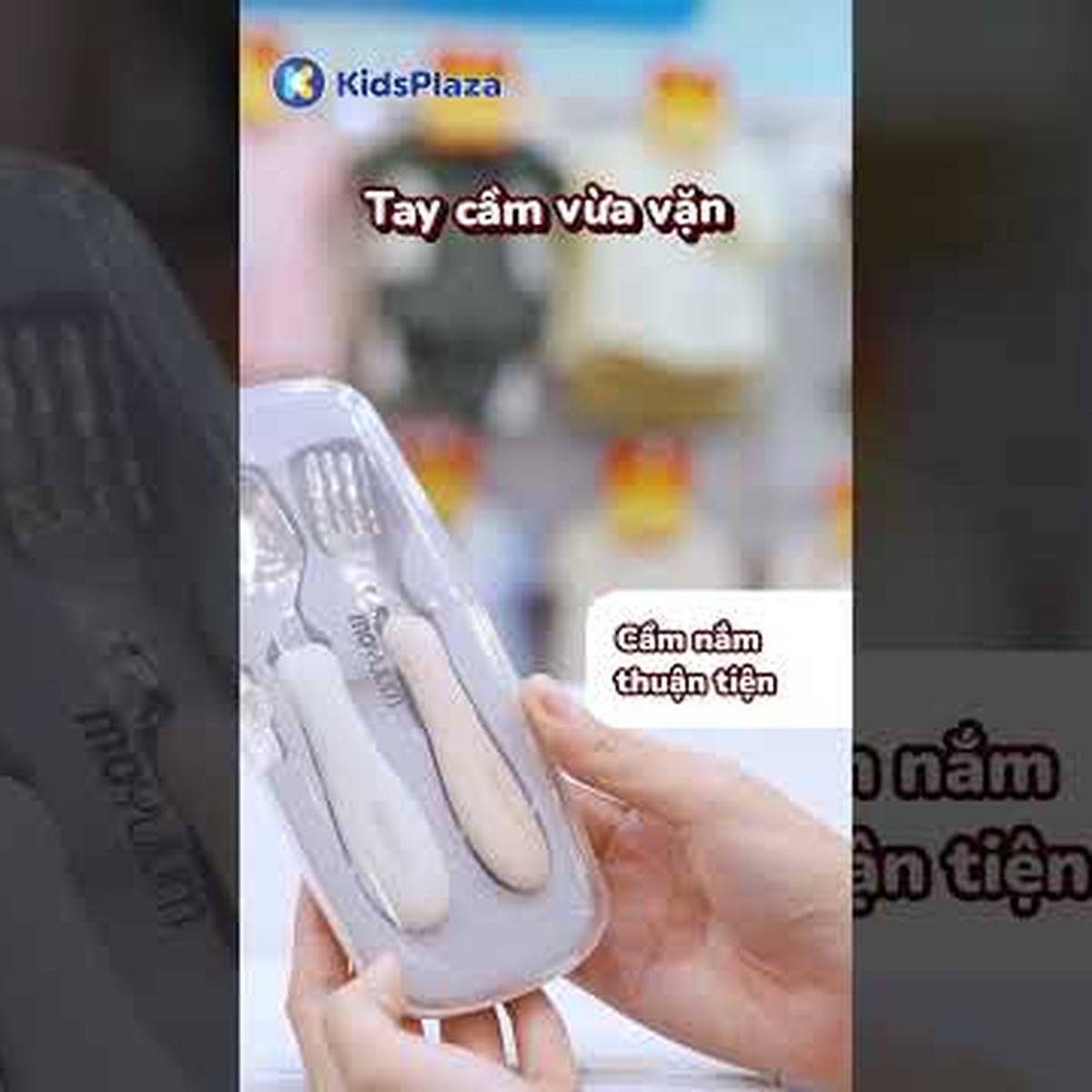 Bộ thìa & dĩa inox Moyuum kèm hộp đựng - video