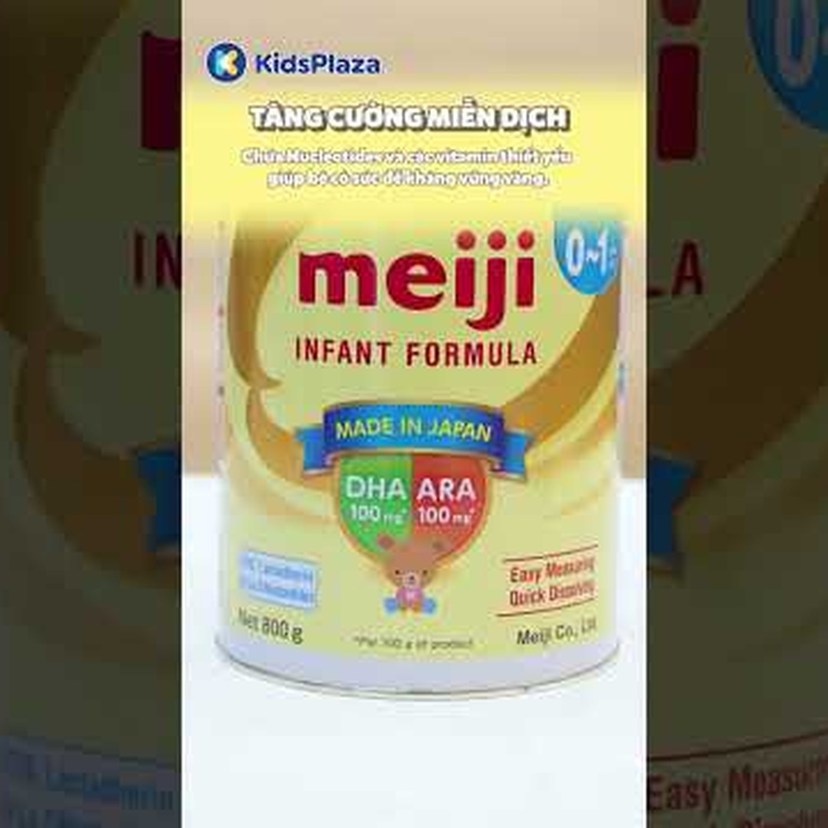 Sữa Meiji Infant Formula nhập khẩu cho bé 0-1 tuổi 800g - video