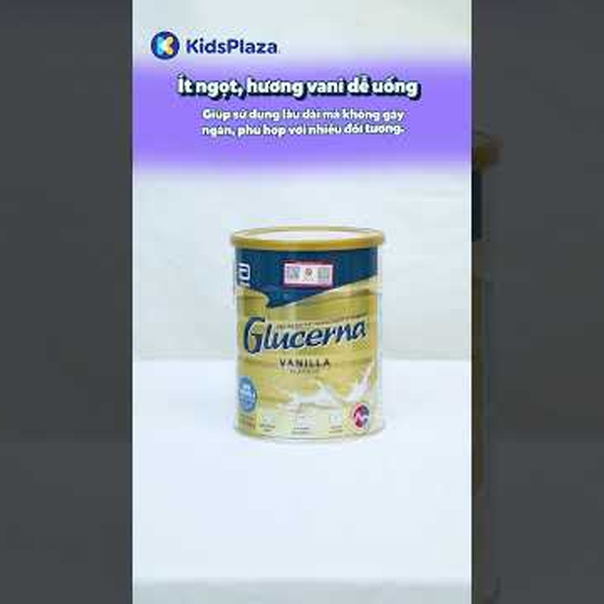 Thực phẩm dinh dưỡng y học Glucerna Úc hương Vanilla 850g - video