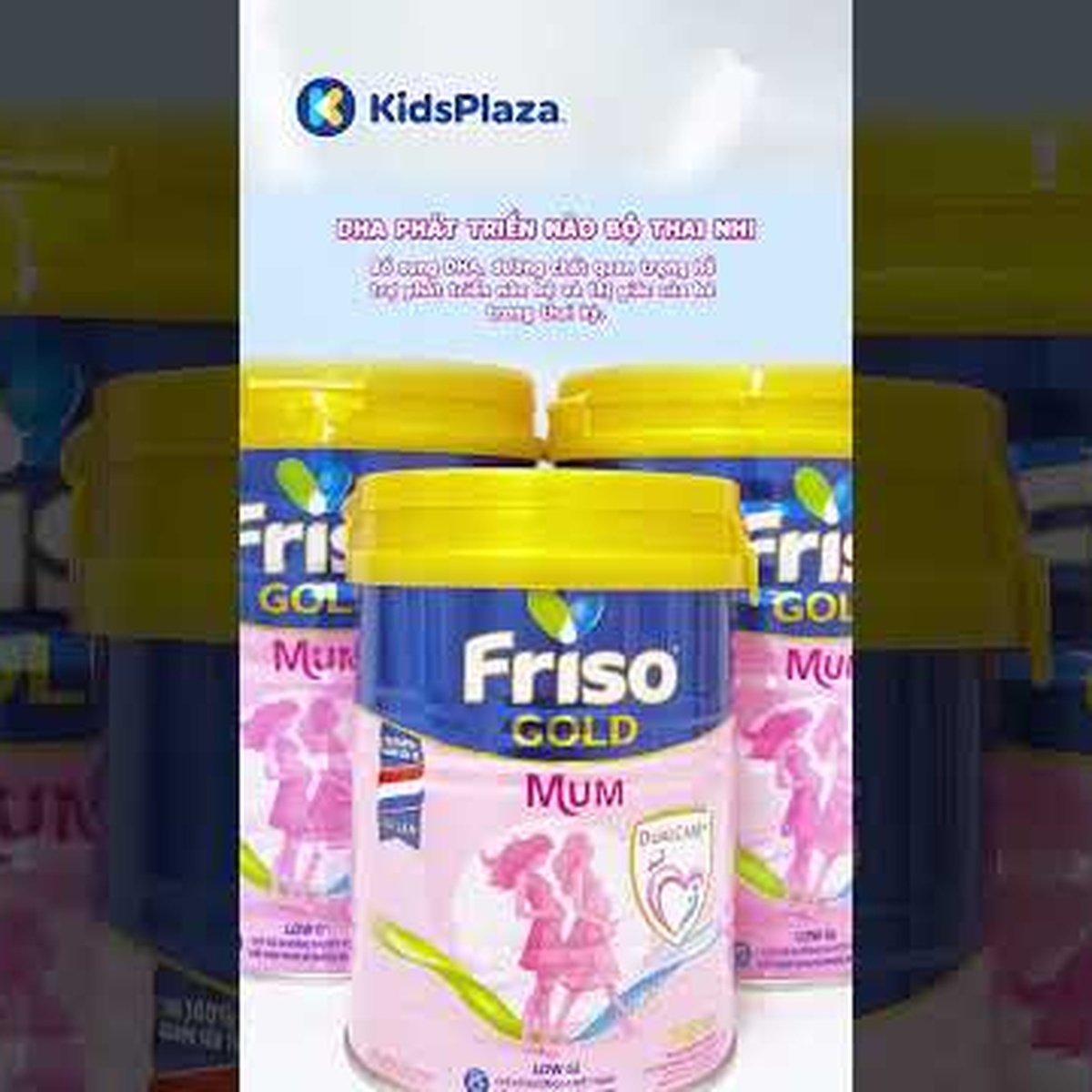Sữa bột Friso Gold Mum 400g hương cam - video