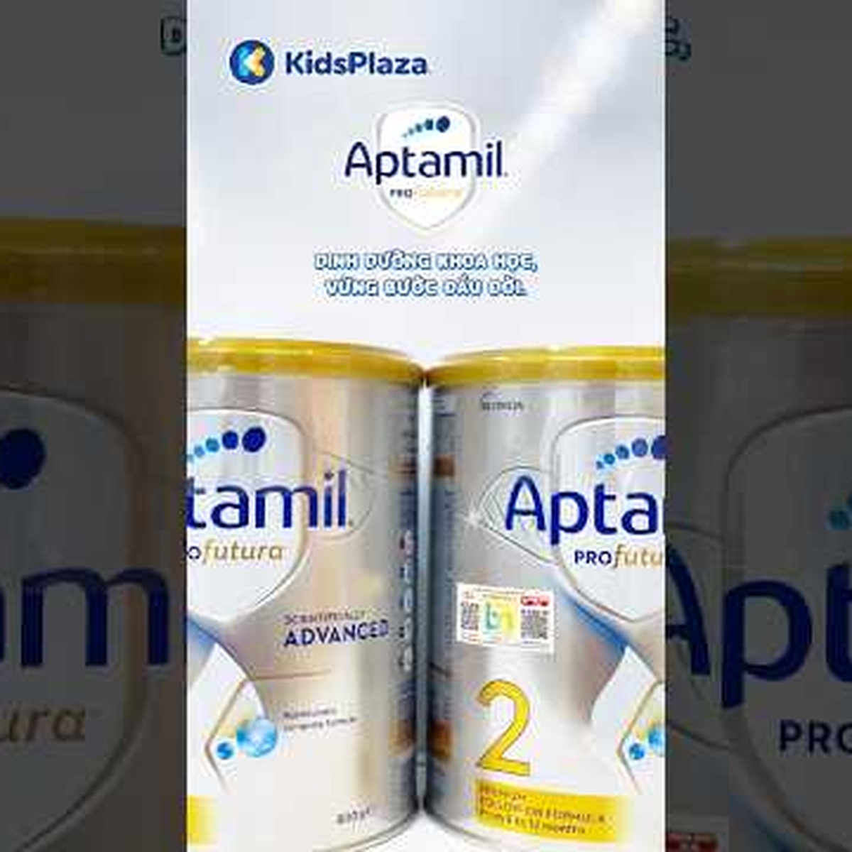 Sữa Aptamil Úc số 2 (cho bé 6-12 tháng) 800g - video