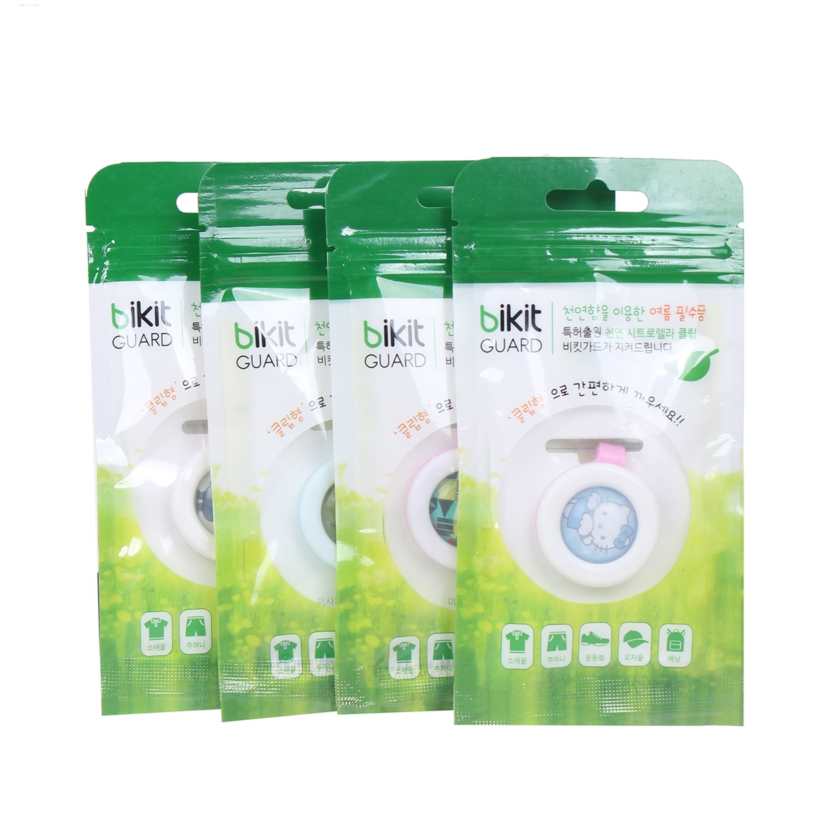 Huy hiệu chống muỗi Bikit Guard Hàn Quốc - mặt phải