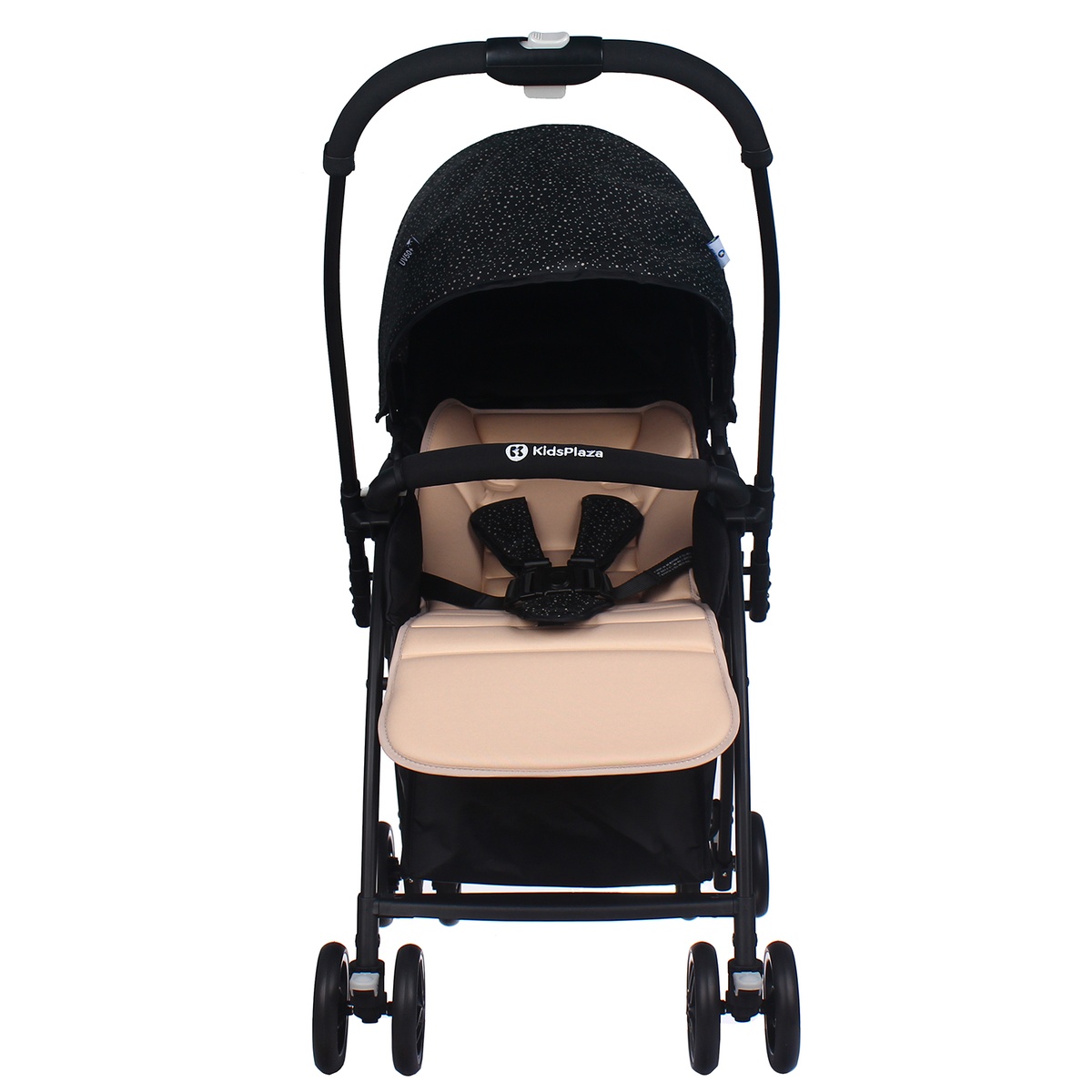 Xe đẩy cho bé KidsPlaza Compact 319 Linen (Màu Đen) - mặt sau