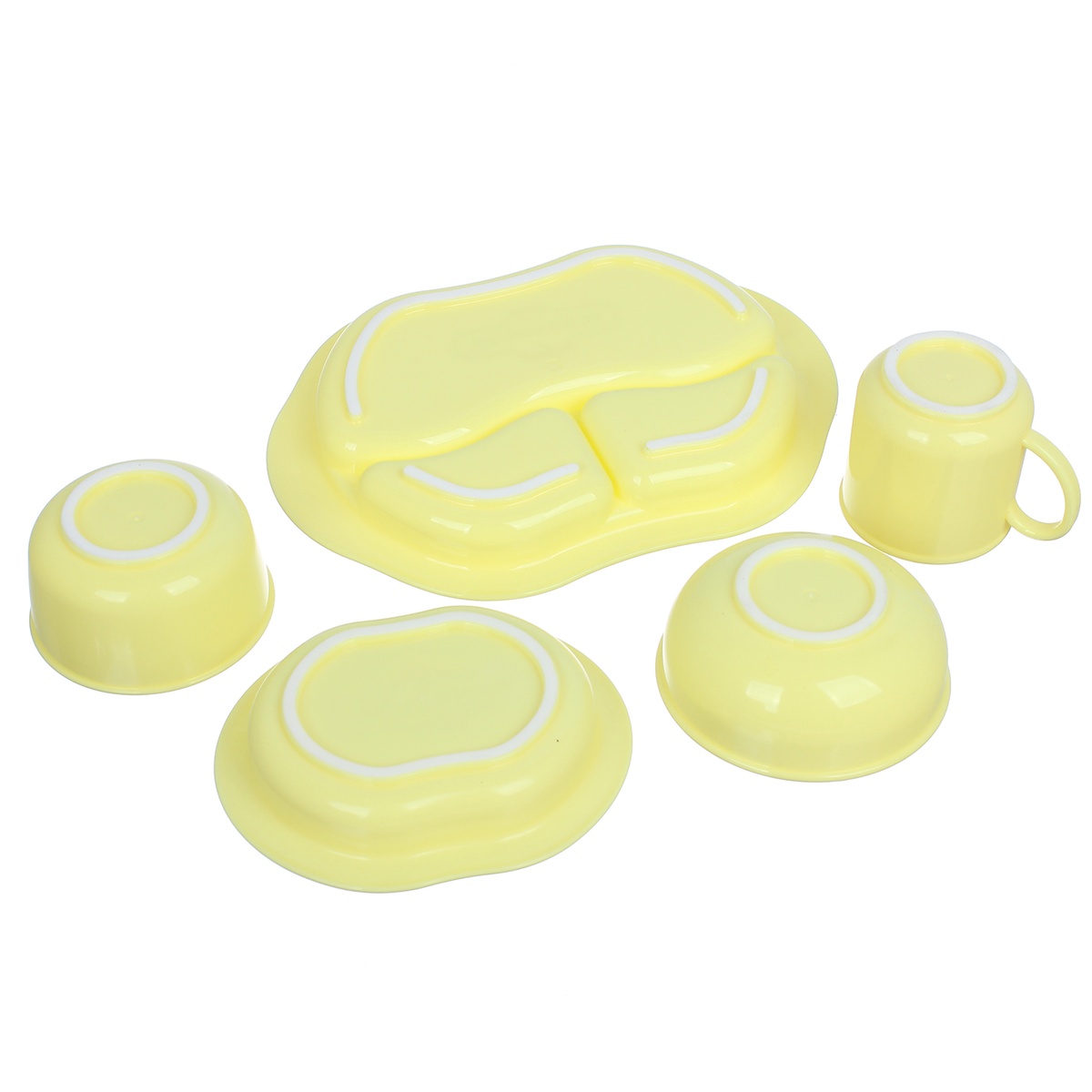 Bộ bát đĩa 8 chi tiết Vegetable VB-DS8 - góc nghiêng