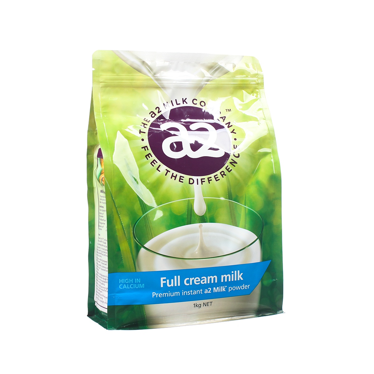 Sữa A2 nguyên kem dạng bột (1kg) cho trẻ em (trên 1 tuổi) và người lớn - mặt trái