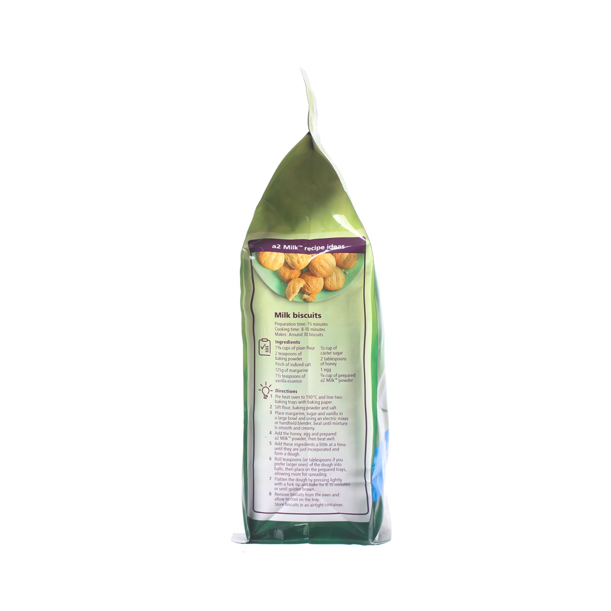Sữa A2 nguyên kem dạng bột (1kg) cho trẻ em (trên 1 tuổi) và người lớn - mặt phải