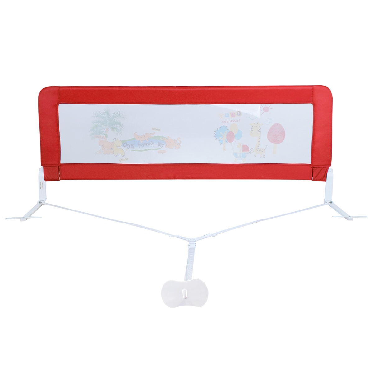 Thanh chắn giường Mamago BR001 RED - mặt trái