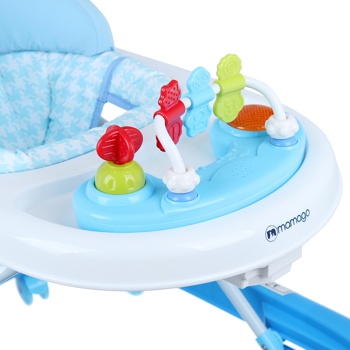 Xe tập đi Mamago Blue giúp bé dễ dàng hơn - mặt sau