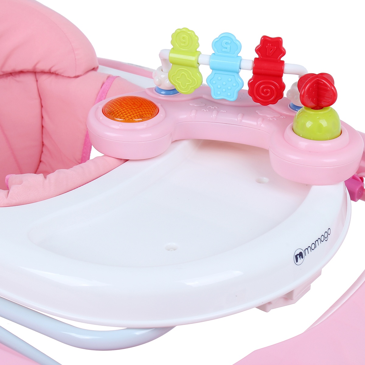 Xe tập đi Mamago cho bé gái màu Pink - góc nghiêng