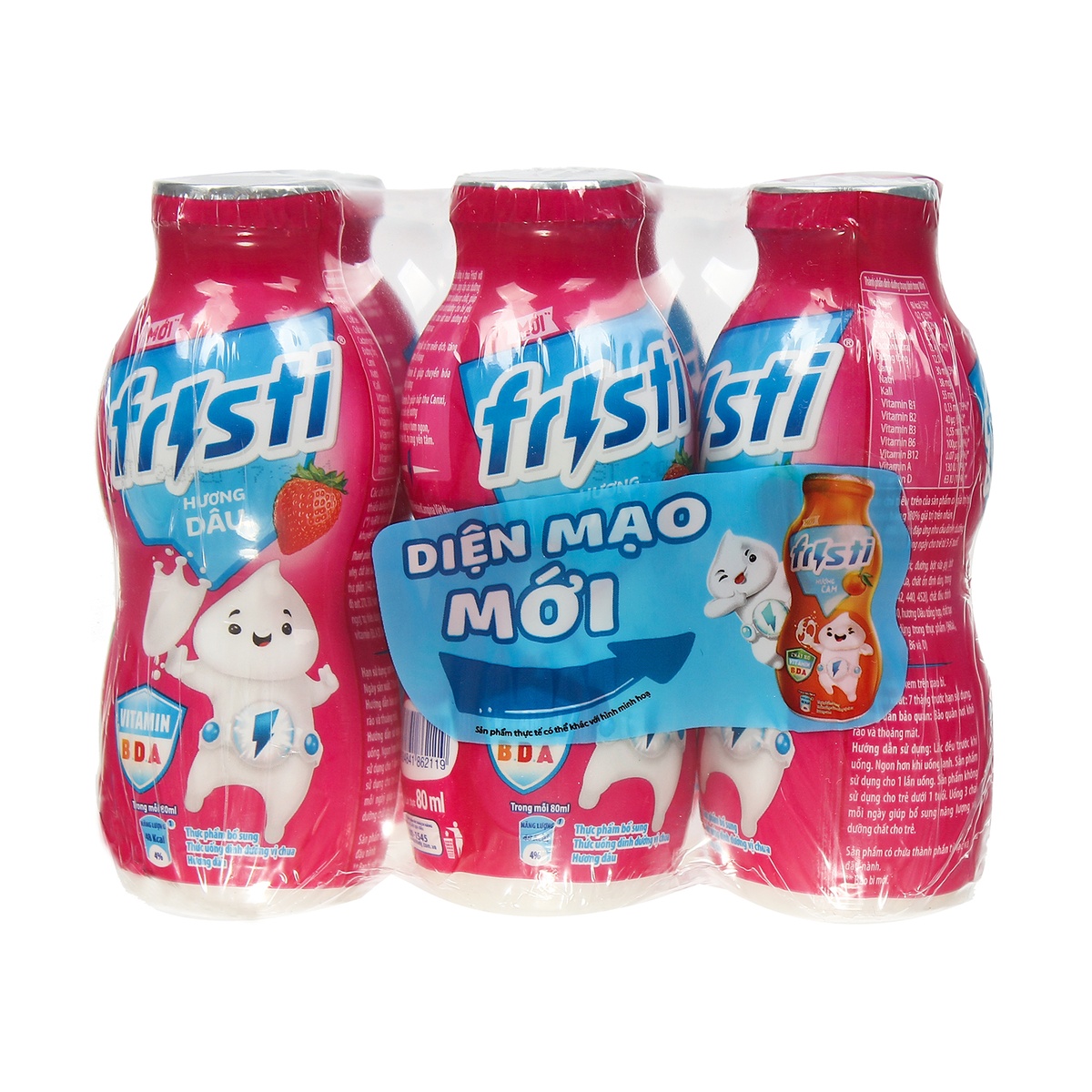 Sữa tươi nước Fristi vị dâu 80ml