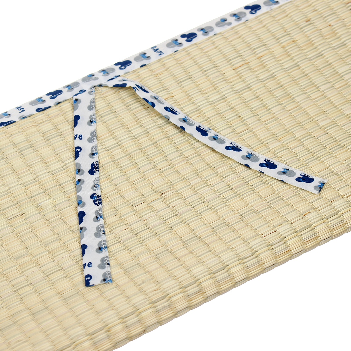 Chiếu cói Kiza xuất Nhật 60 x 90cm - mặt sau