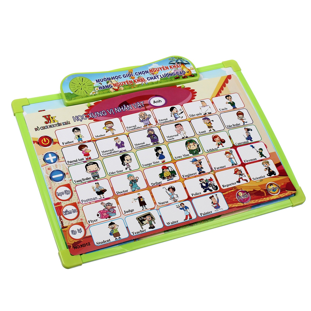 Bảng chữ cái 7 mặt No.K012 - hình 6