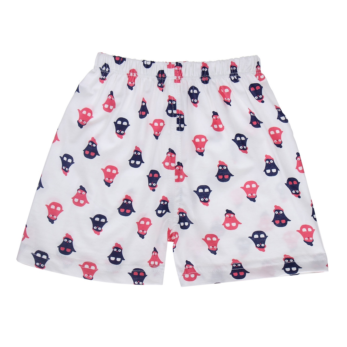 Bộ quần áo cotton Lei in hình chú chim cánh cụt - mặt sau