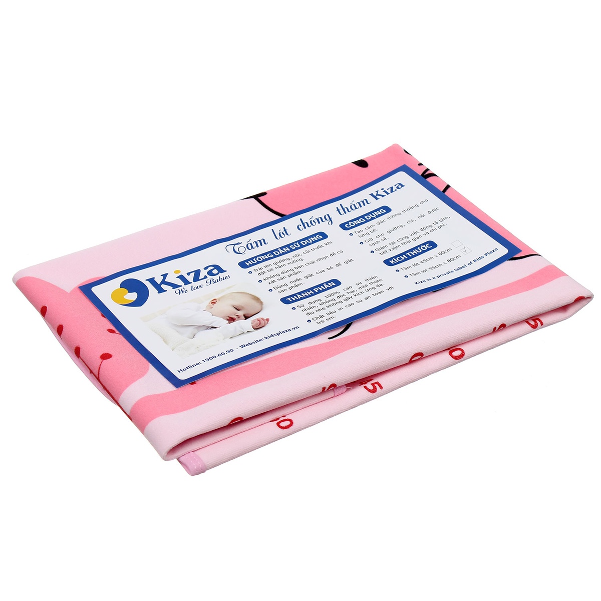 Tấm lót chống thấm Kiza 58x80 - góc nghiêng