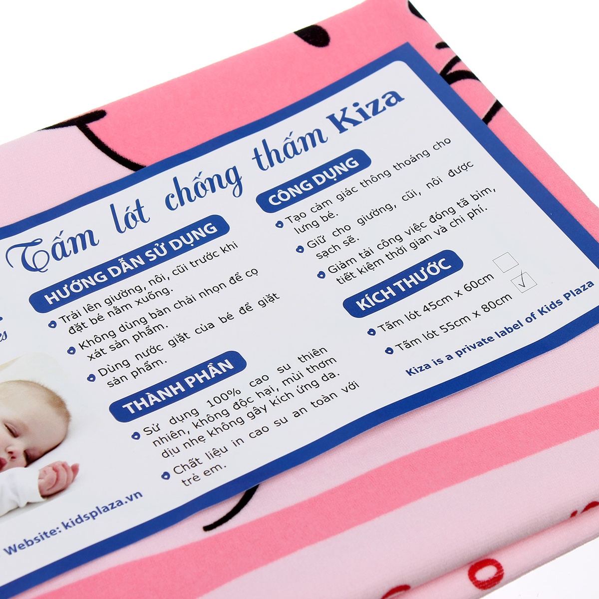 Tấm lót chống thấm Kiza 58x80 - hình 6