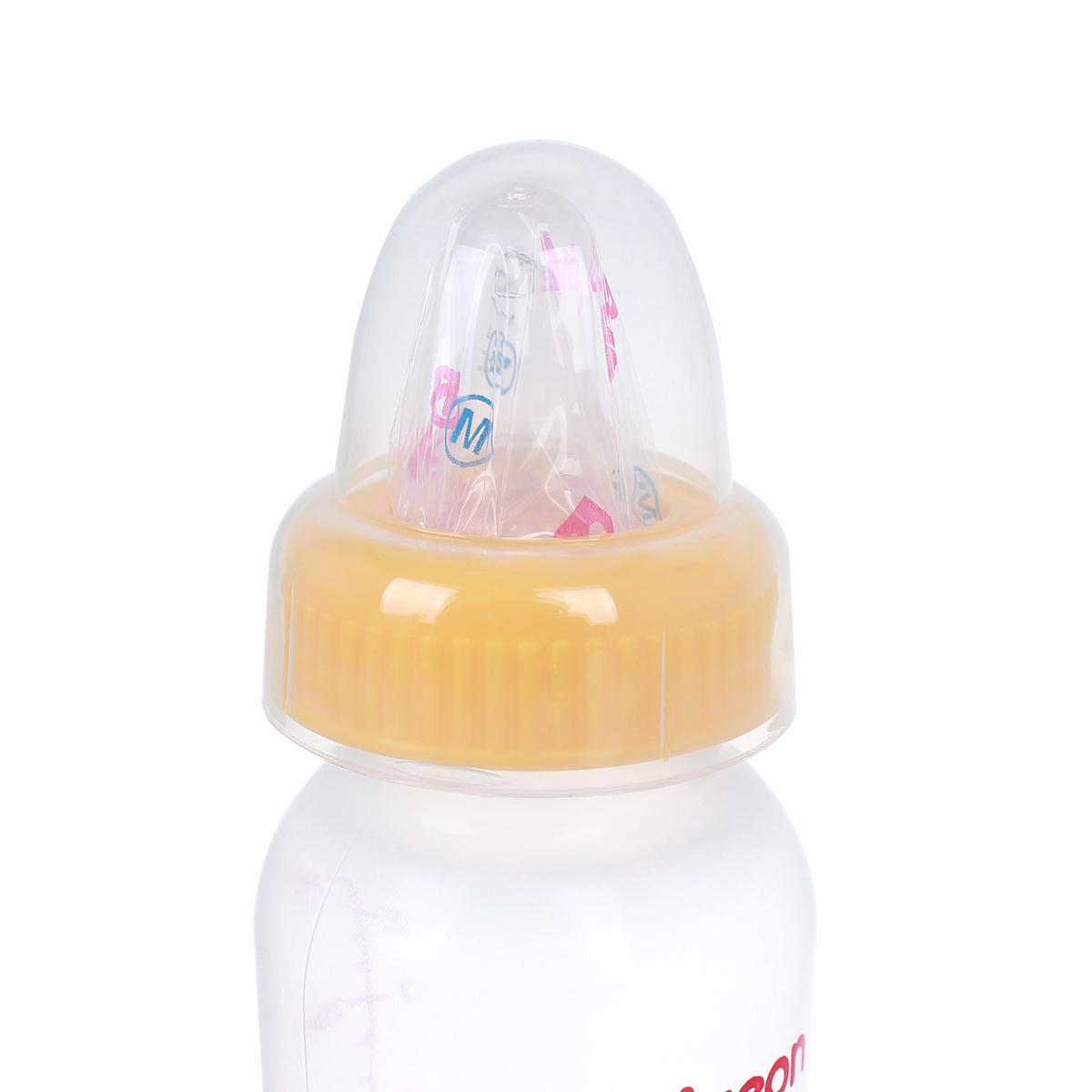 Bình sữa Pigeon PP tiêu chuẩn 240ml (> 3 tháng) - mặt sau