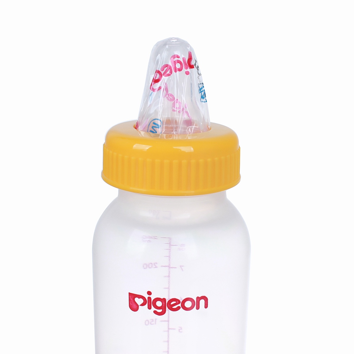 Bình sữa Pigeon PP tiêu chuẩn 240ml (> 3 tháng) - góc nghiêng