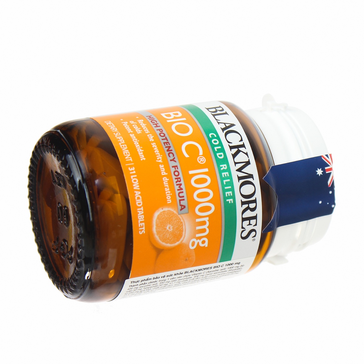 Viên Uống BLACKMORES Bổ Sung Vitamin C 31 Viên Bio C 1000mg - mặt phải