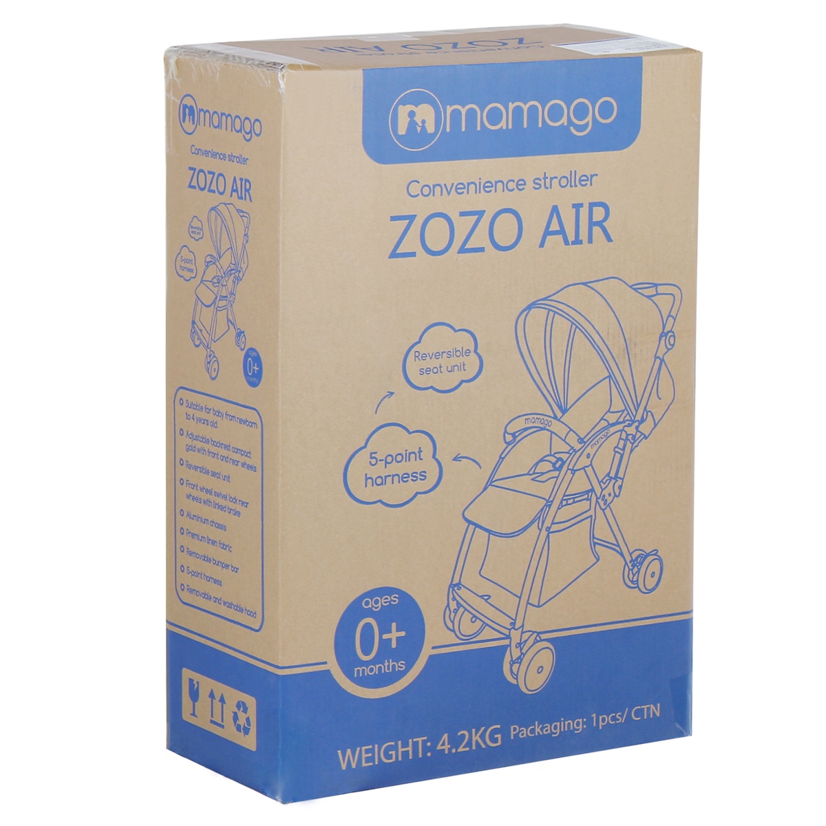 Xe đẩy cho bé Mamago Zozo Air 501 - hình 23